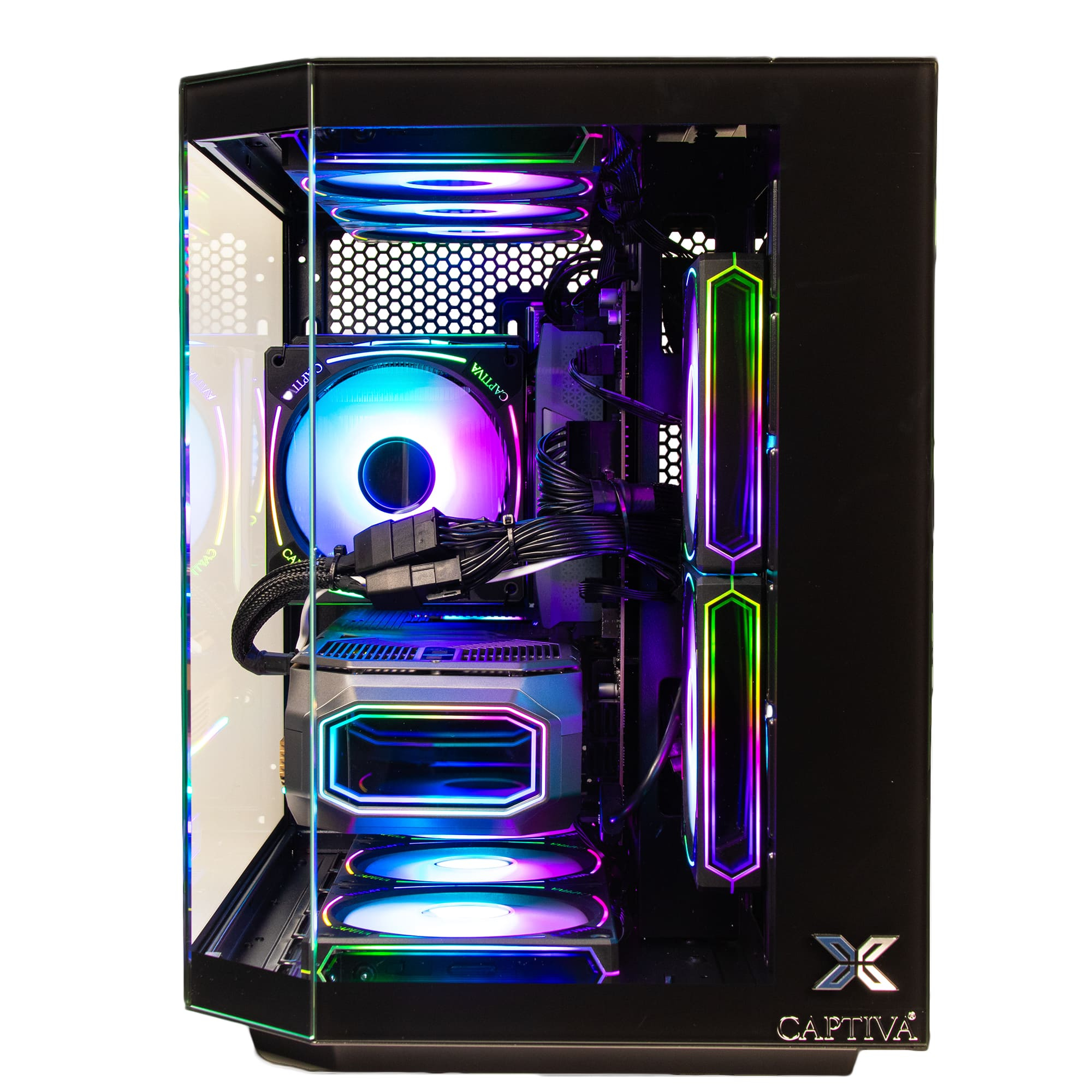 Captiva Entry Gaming R10-2086 AMD Ryzen 5 5500 16 GB RAM 500 GB SSD Schwarz