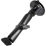 RAM Mounts Saugfuss-Set mit Diamond-Anbindung - langer Verbindungsarm, 2x Diamond-Basisplatte (Trapez), B-Kugel (1" ), im Polybeutel (RAM-B-166U-C)