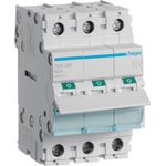 Hager SBN390. Nennstrom: 100 A, Spulenspannung (max): 440 V. Module Menge (max): 3 Modul(e). Breite: 52,5 mm, Tiefe: 68 mm, Höhe: 83 mm (SBN390)