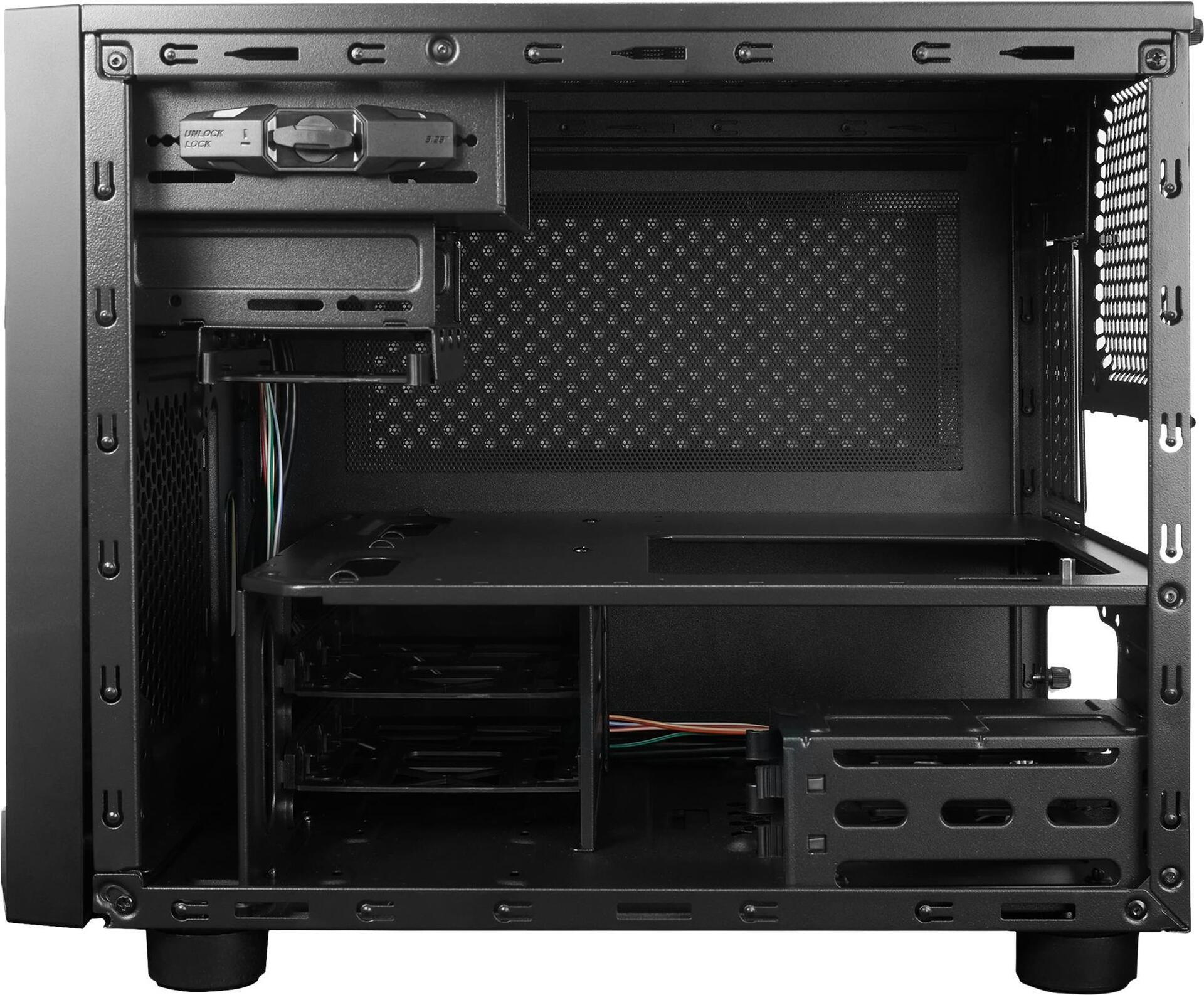 Chieftec Mesh Series CI-02B-OP Cube Systemgehäuse micro ATX Schwarz