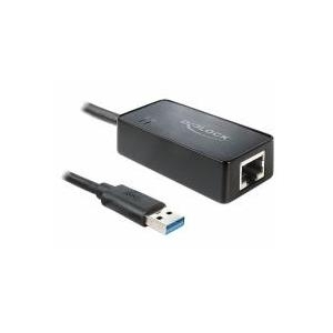 Delock Adapter USB 3.0 > Gigabit LAN 10/100/1000 Mbps (62121)