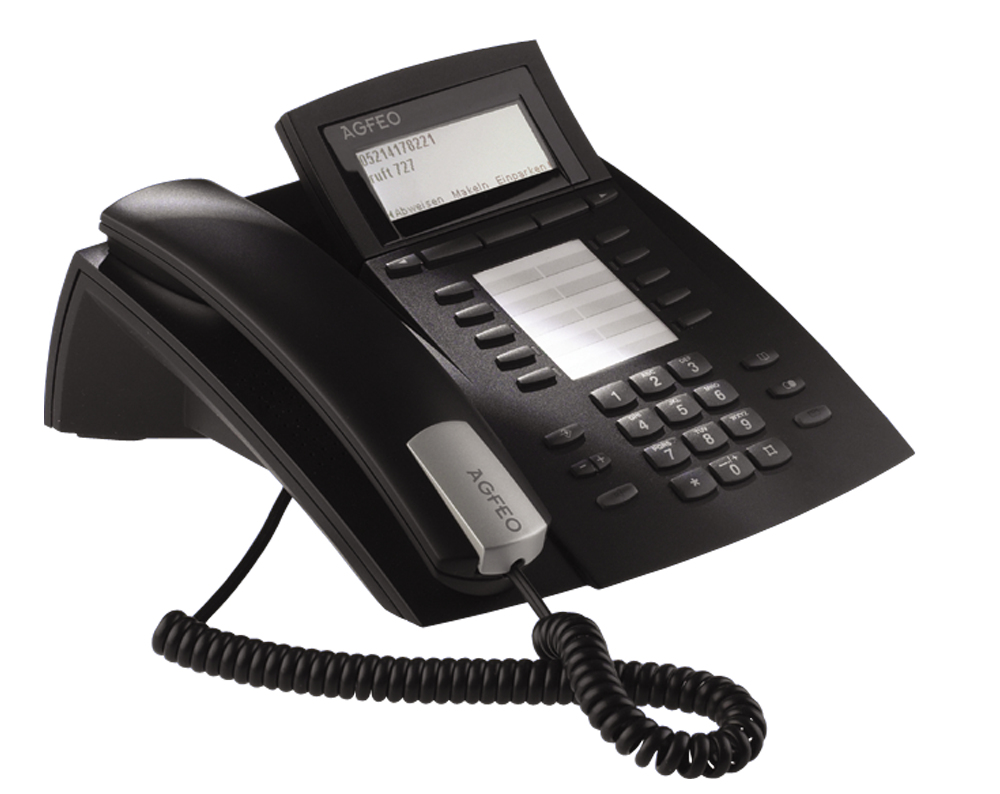 AGFEO ST 42 ISDN-Systemtelefon Schwarz