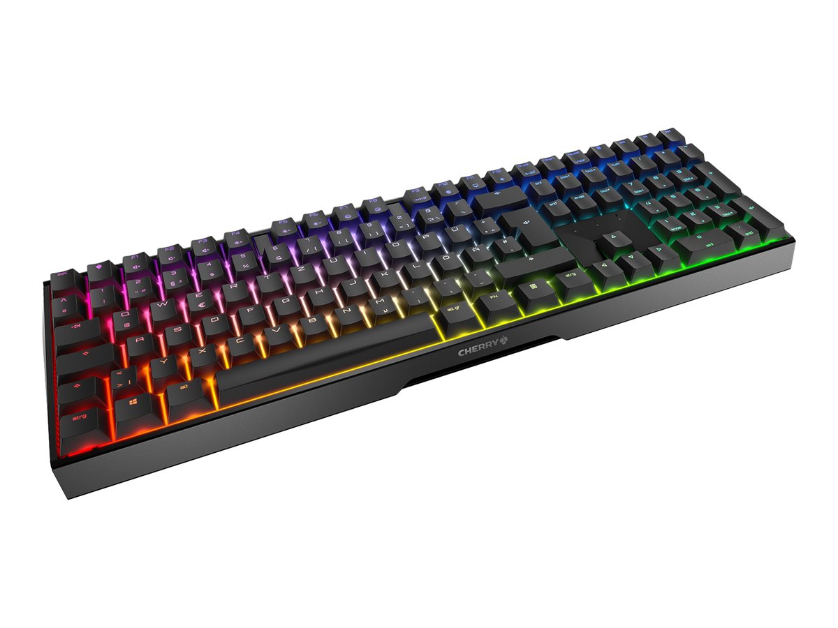 CHERRY MX-Board 3.0S RGB Mechanische Tastatur MX Brown Deutsch Schwarz