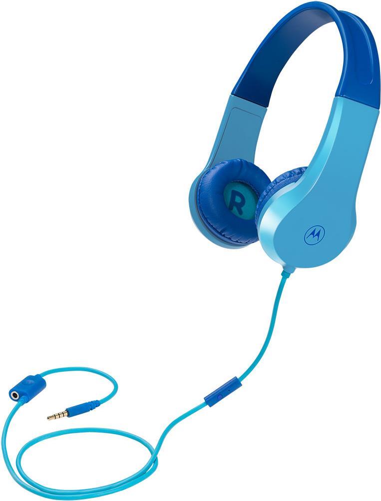 Motorola 253SMOTOJR200BLUE Kopfhörer & Headset Kabellos Kopfband Musik Blau (Moto JR200 bl)