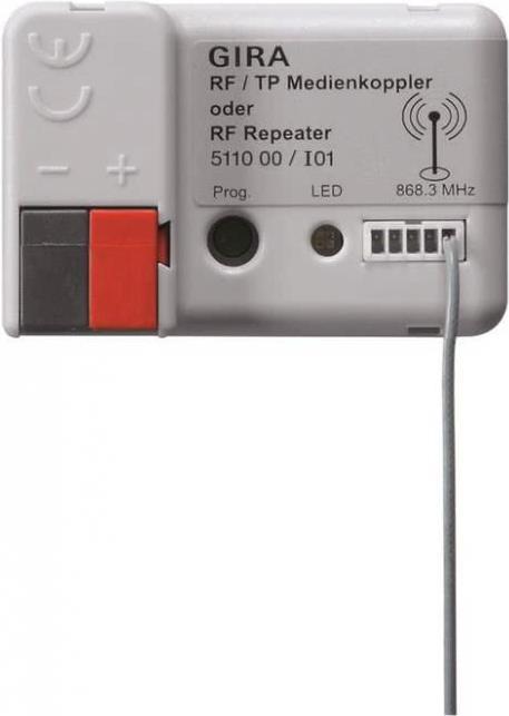 GIRA KNX RF/TP Medienkoppler RF-Repeater 511000 (511000)