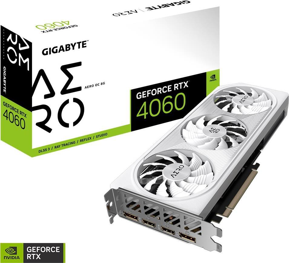Gigabyte GeForce RTX 4060 AERO OC 8G (GV-N4060AERO OC-8GD)