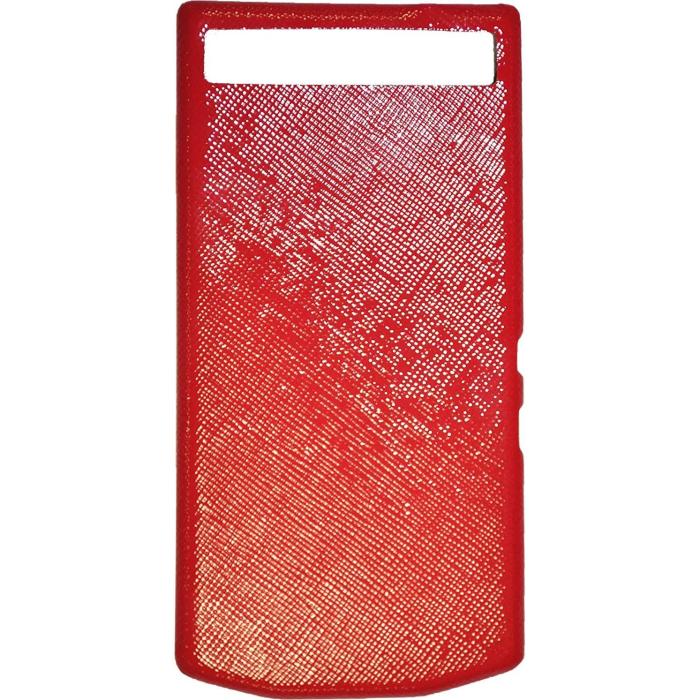 PD Leather Battery Door Cover P`9982 safiano red