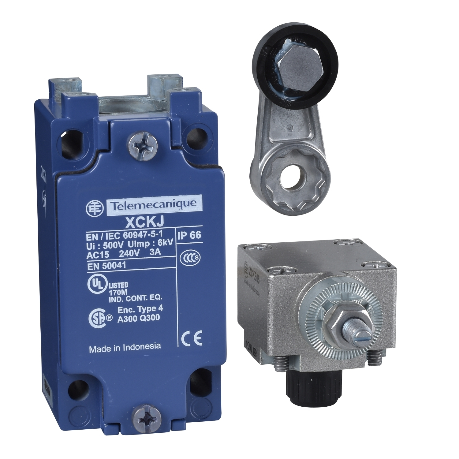 Schneider Electric XCKJ10511 Positionsschalter Kabelgebunden IP66 Blau