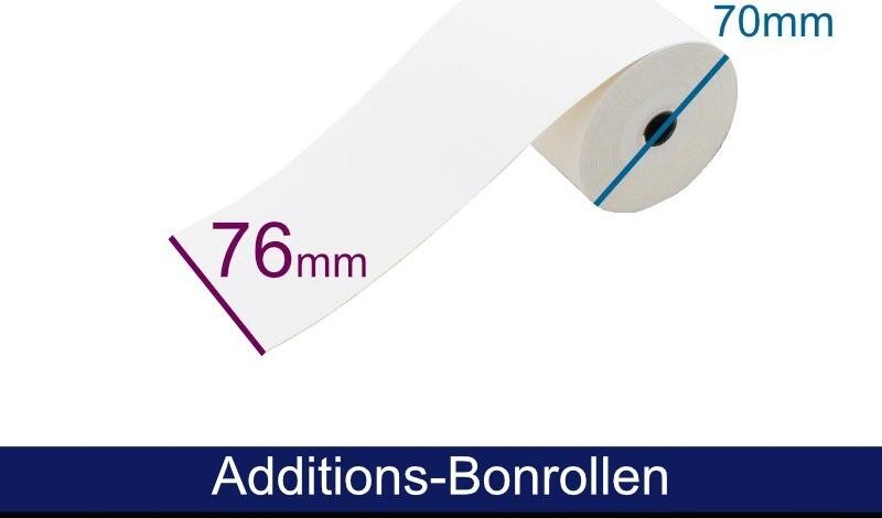 ARTDEV Additionsrolle - 2-lagig, 76 65-70 12 (B/D/K), weiss/gelb, ca. 25m (ADN766512-2)