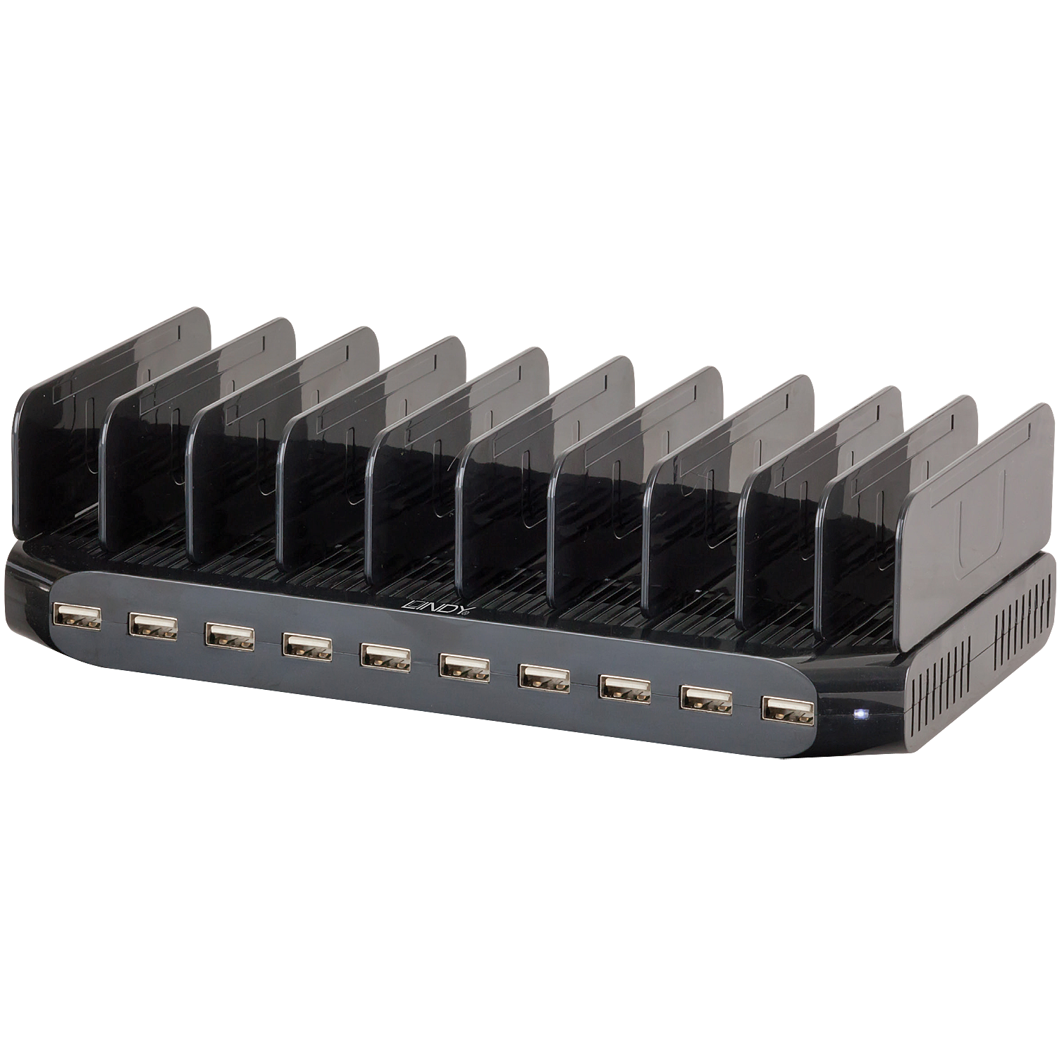 Lindy Netzteil 2,4 A 10 Ausgabeanschlussstellen USB nur Strom 73309