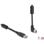 Delock 81104 USB 3.0 Kabel A Stecker auf B Stecker 90° oben 1 m (81104)