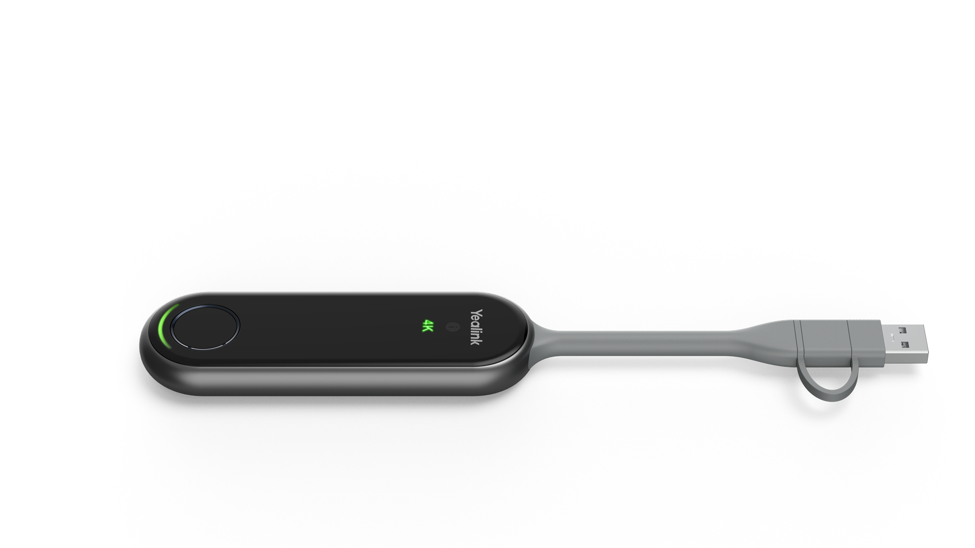 Yealink PA20 Wireless Sharing Pod 4K USB-C USB-A Schwarz