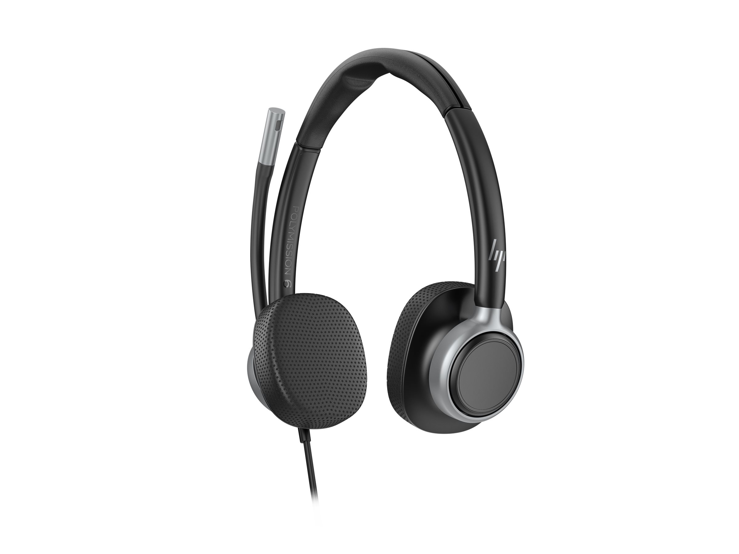 HP Poly Mission 625 Stereo On-Ear Headset USB-C Schwarz