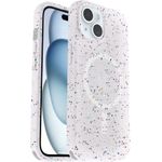 OtterBox Core Series MagSafe-Schutzhülle für iPhone 15/14/13 Sprinkles weiß