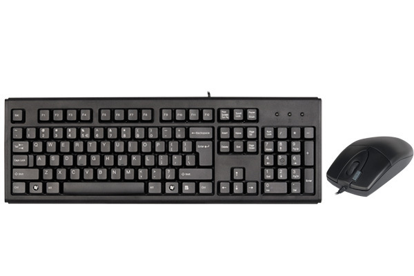 A4Tech KM-720620D Tastatur- und Maus-Set USB QWERTY Schwarz