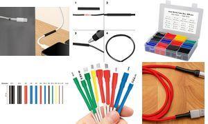 LogiLink Schrumpfschlauch-Set, 800-teilig, farbig sortiert sortiert in verschiedenen Durchmessern (200x 1,0 mm, 150x - 1 Stück (KAB0123)