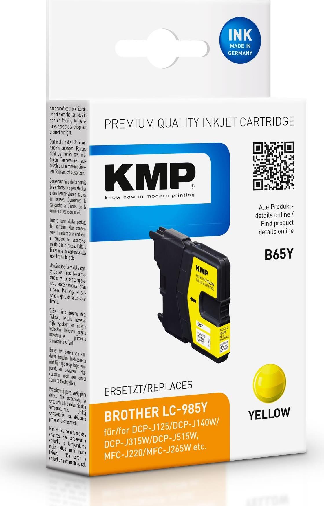 KMP B65Y 4,4 ml Gelb (1523,4009)