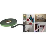 3M Scotch doppelseitiges Schaum-Klebeband 9508B, schwarz Maße: 19 mm x 66 m, mit Polyethylen Schaumstoffträger (950812)