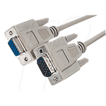 EFB-Elektronik VGA Verlängerungskabel, 2x HD-DSub 15, St.-Bu., 2,0m, beige Hersteller: EFB Elektronik (EK322.2)