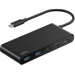 Belkin Connect 7-in-1 USB-C Hub WITH (AVC023HQBK)