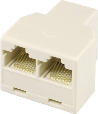 EFB-Elektronik T-Modular-Adapter RJ45 Buchse/2xBuchse 1:1, ungeschirmt Hersteller: EFB Elektronik (37526.1)