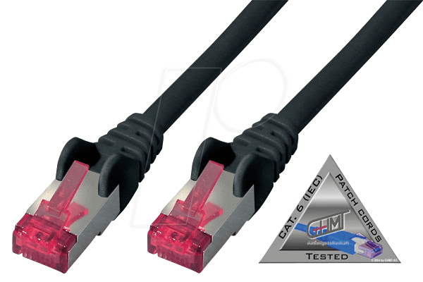 shiverpeaks BS75711-A1.5S Netzwerkkabel Schwarz 1,5 m Cat6a S/FTP (S-STP) (BS75711-A1.5S)