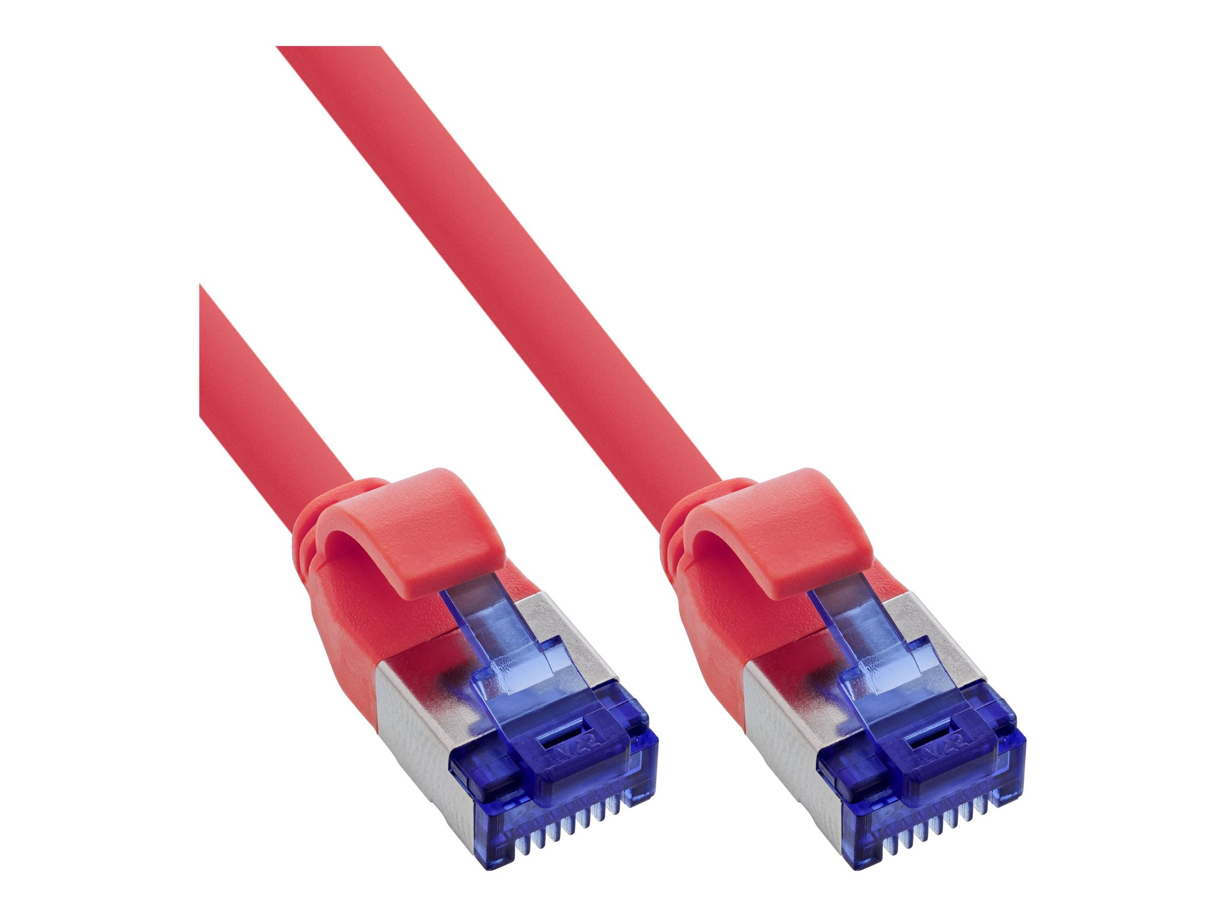 InLine Patchkabel Slim Cat.6A S/FTP 20 m Rot
