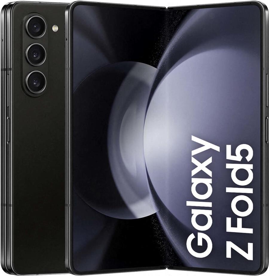 Samsung Galaxy Z Fold5 1TB Phantom Black EU 19,3cm (7.6") OLED Display, Android 13, Triple-Kamera, Faltbar - EU-Version (SM-F946BZKNEUE)