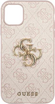 GUESS Hard Cover 4G Big Metal Logo Pink, für Apple iPhone 11, GUHCN614GMGPI (GUHCN614GMGPI)