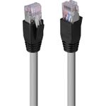 Lindy 60m Cat.6A U/FTP LSZH Solid Core Network Cable, Grey (48651)