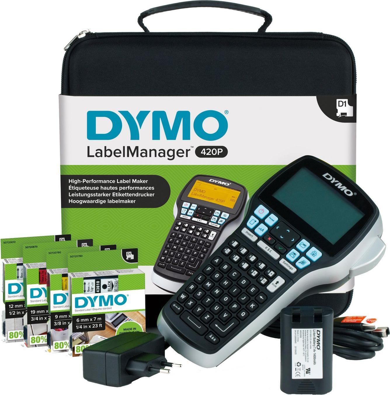 DYMO LabelMANAGER 420P Etikettendrucker 180 dpi Schwarz, Grau