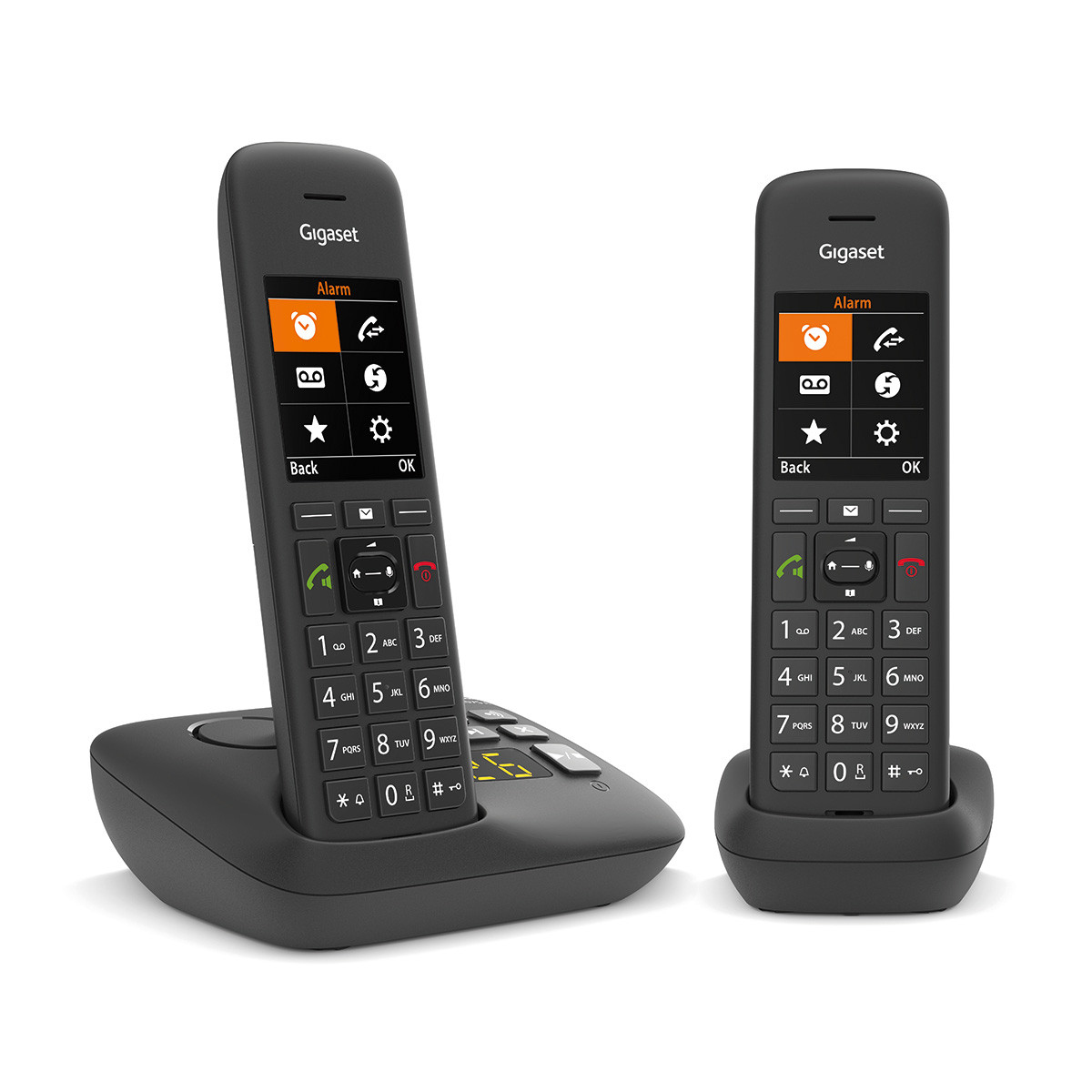 Gigaset C Serie C575A Duo Schnurlostelefon Schwarz