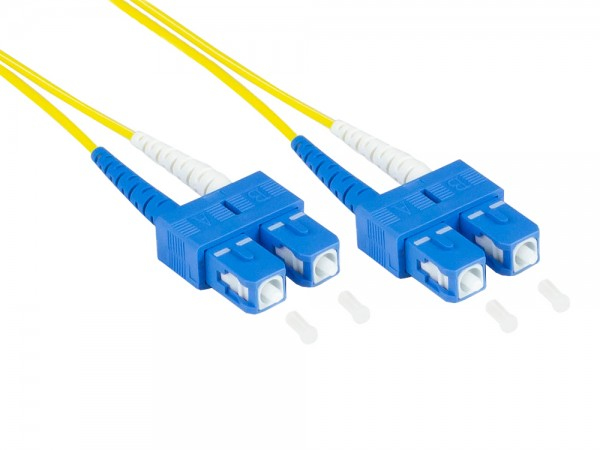 Good Connections LW-930SC Glasfaserkabel 30 m OS2 2x SC Duplex LSZH Gelb