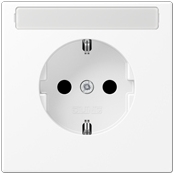 Jung LS1520NAWWM SCHUKO Steckdose m.Schriftf. (LS1520NAWWM)