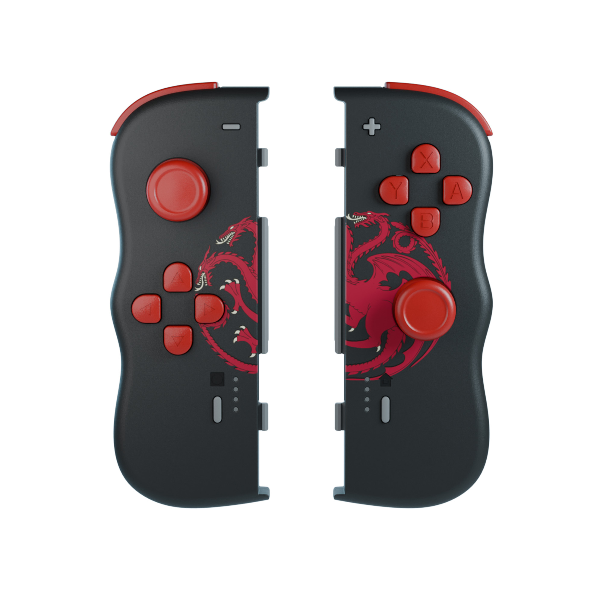 Pixminds Lexip Game of Thrones Targaryen Black Edition Gamepad Kabellos Bluetooth Schwarz, Rot