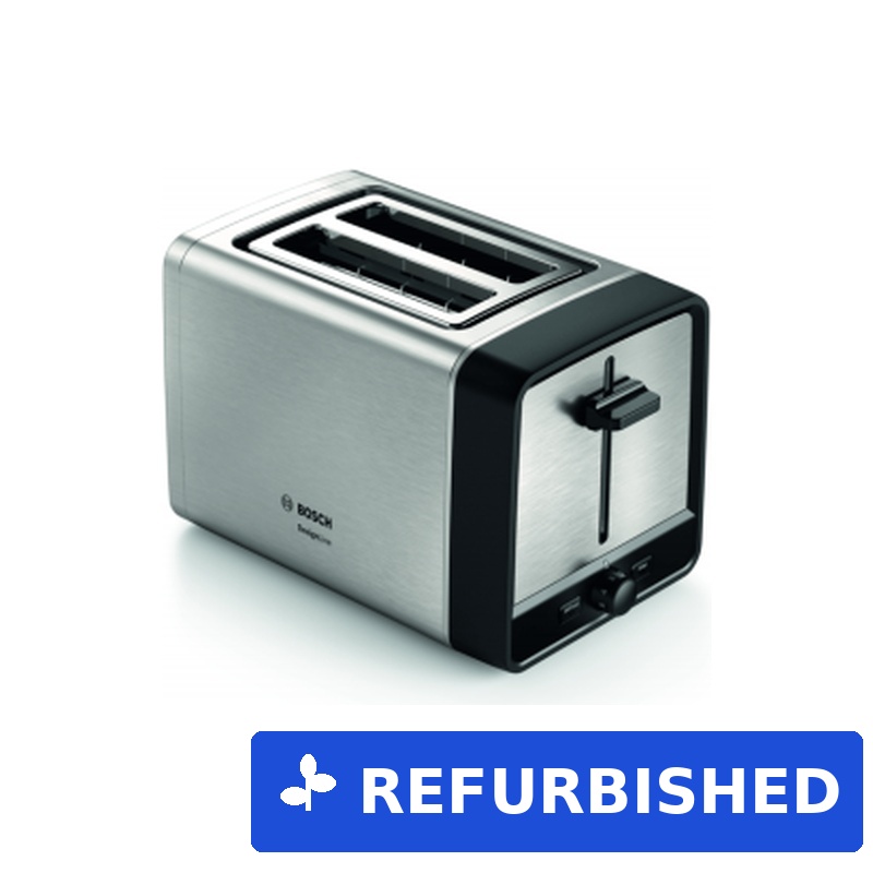 Bosch TAT5P420DE Toaster 2 Scheibe(n) Schwarz - Silber 970 W (TAT5P420DE) (geöffnet)