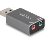 Delock Adapter USB-A auf Kopfhöreranschluss (66633)