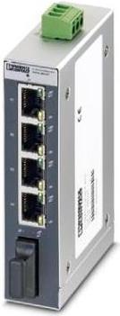 Phoenix Contact SFNB 4TX/FX Unmanaged Fast Ethernet (10/100) Aluminium (2891027)