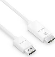 PureLink Aktives Displayport 1.2 zu HDMI 2.0 Adapterkabel, 4K@60Hz (4:4:4), DisplayPort St./ HDMI St. A, weiß, 3,0 m (IS2000-030)
