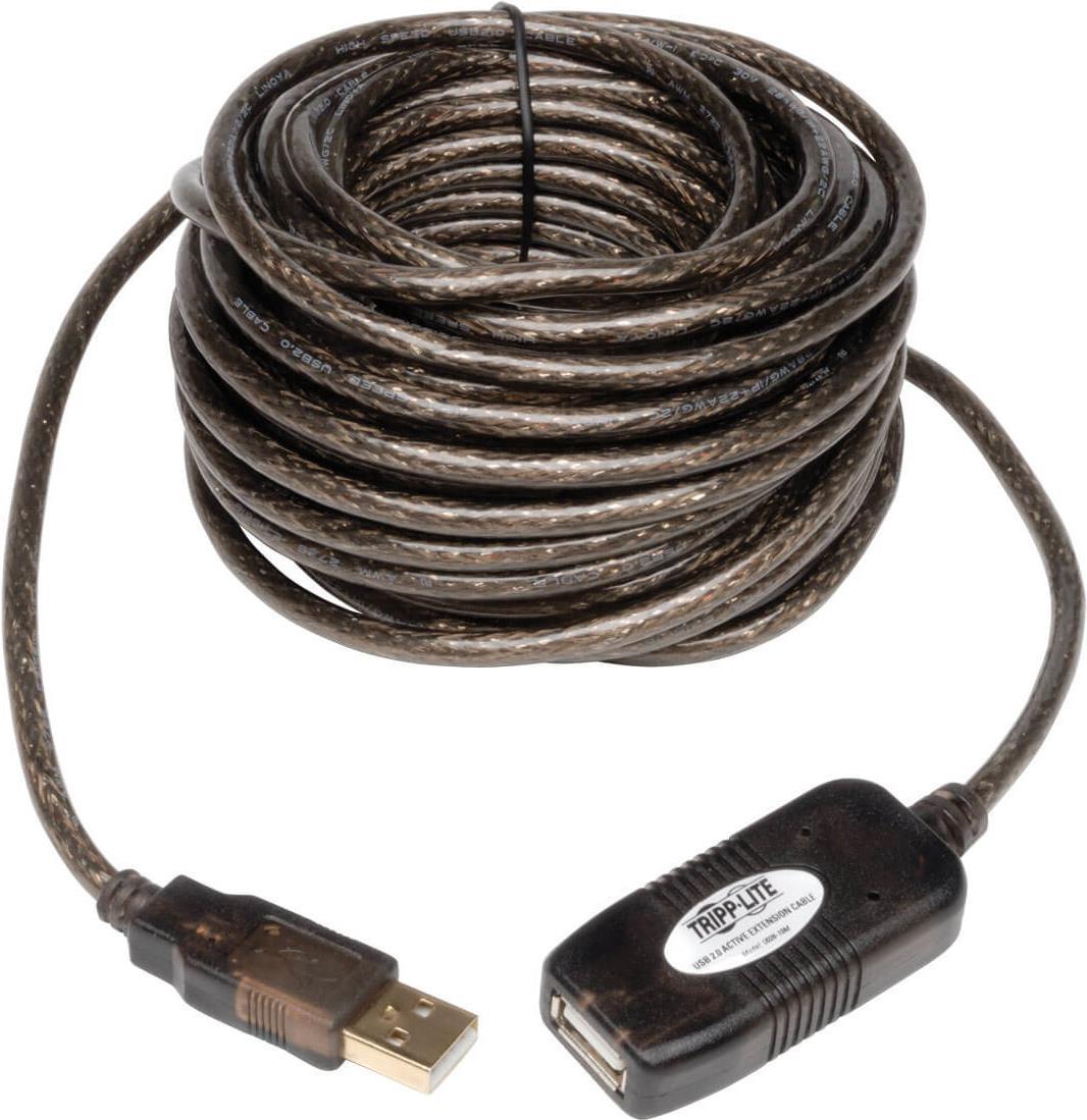 Tripp Lite U026-016 Aktives USB 2.0-Verlängerungskabel (A Stecker/Buchse) - 4,88 m (U026-016)