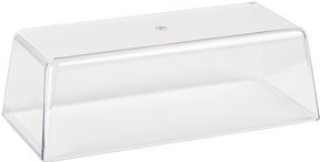 APS Abdeckhaube für Königskuchenplatte (B)295 x (T)135 mm aus Polystyrol, Höhe: 100 mm, spülmaschinengeeignet - 1 Stück (6401)