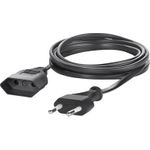 SY-5042682 Strom Verlängerungskabel Schwarz 2.00 m (SY-5042682)