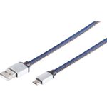 S-Conn 14-50029 USB Kabel 2 m USB 2.0 USB A Micro-USB B Blau (14-50029)
