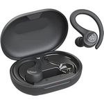 JLab Go Air Sport True Wireless Kopfhörer True Wireless Stereo (TWS) im Ohr Bluetooth Graphit (IEUEBGAIRSPRTRBLK124)