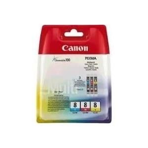 Canon CLI-8 Multipack - 3er-Pack - Gelb, Cyan, Magenta - Original - Tintenbeh...