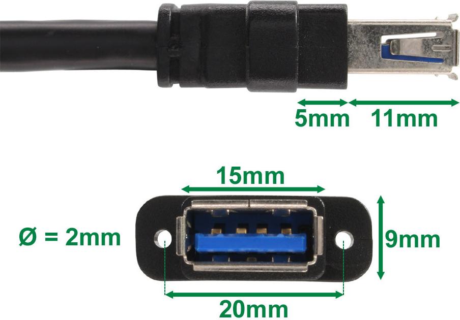 InLine Mini-PCIe Karte 2x USB 3.0, Modell 66900
