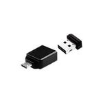 Verbatim USB 2.0 Nano Stick 16GB mit Micro USB Adapter (1) (49821)