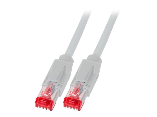 EFB-Elektronik RJ45 Patchkabel Cat.6A S/FTP LSZH 0,15 m Grau