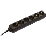 as - Schwabe 11632 Steckdosenleiste ohne Schalter Schwarz Schutzkontakt (11632)