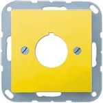 JUNG Abdeckung f.Befehlsgeräte A564GE Durchmesser 22,5mm UP gelb A564GE (A564GE)